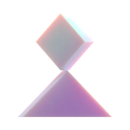 Balanced Square  3D Icon