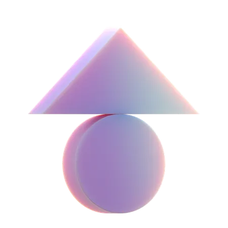 Balanced Triangle  3D Icon