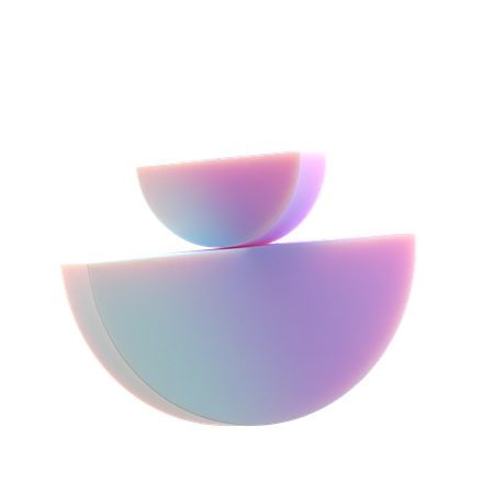 Balancing Half Circles  3D Icon