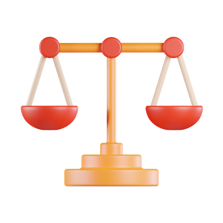 Balancing Scale  3D Icon
