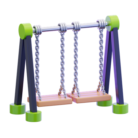 Balançoire de jardin  3D Icon