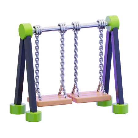 Balançoire de jardin  3D Icon