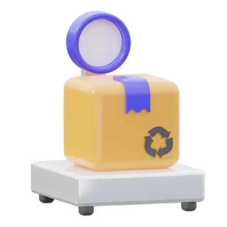 Balanza de caja  3D Icon