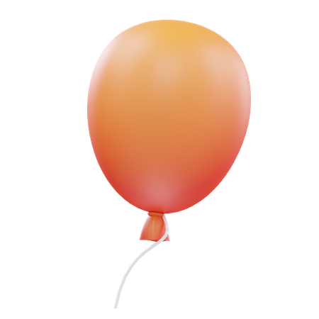 Balão  3D Icon