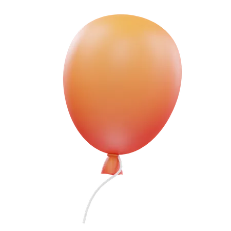 Balão  3D Icon