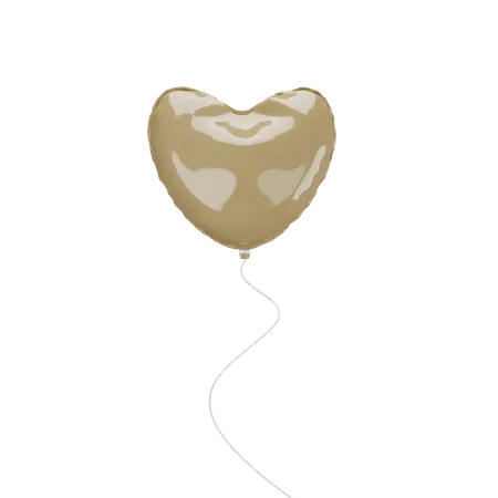 Balão de amor  3D Illustration