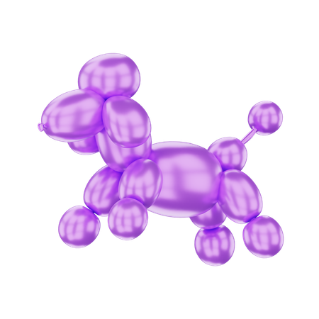 Balão animal  3D Icon