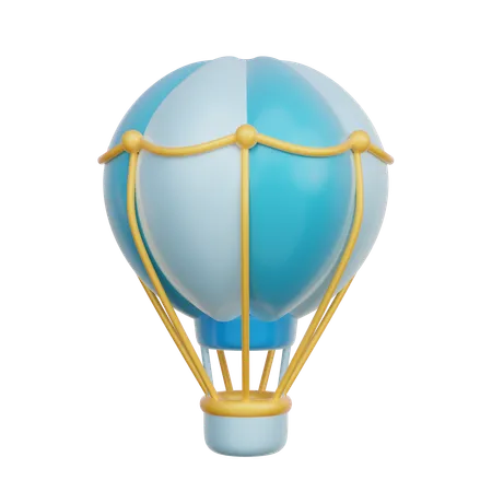 Balão azul  3D Icon