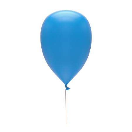 Balão azul  3D Illustration