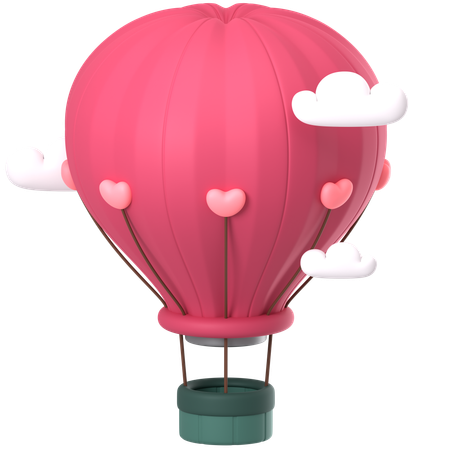 Balão de ar quente  3D Icon