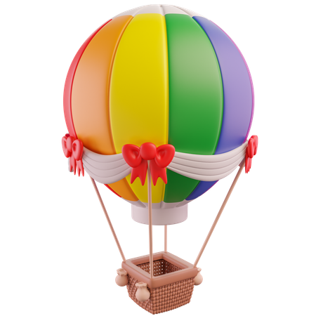 Balão de ar quente  3D Icon