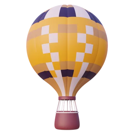 Balão de ar quente  3D Icon