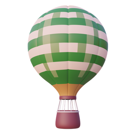 Balão de ar quente  3D Icon