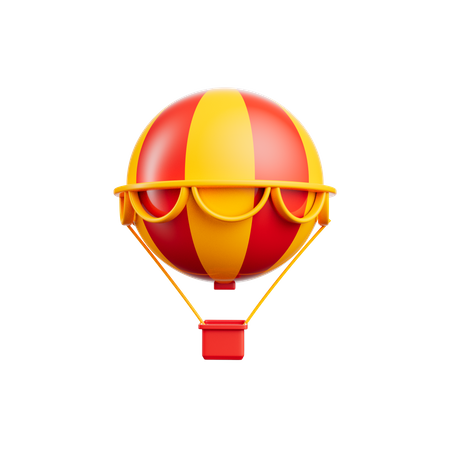 Balão de ar quente  3D Icon