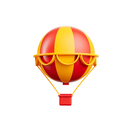 Balão de ar quente  3D Icon