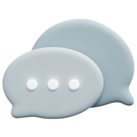 Balão de comentários  3D Icon