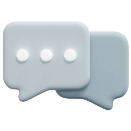 Balão de comentários  3D Icon