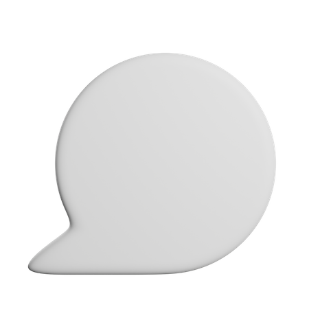 Balão de fala  3D Icon