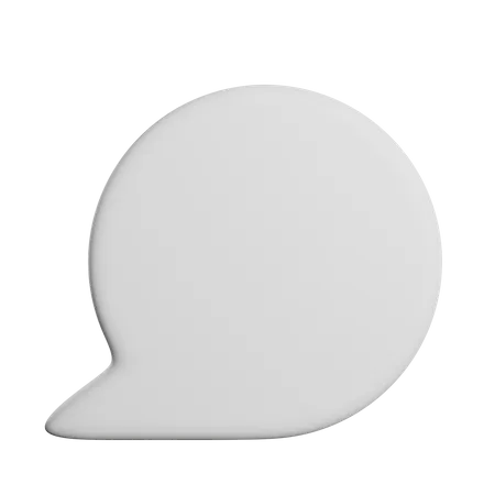 Balão de fala  3D Icon