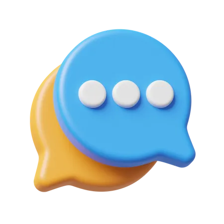Balão de fala  3D Icon