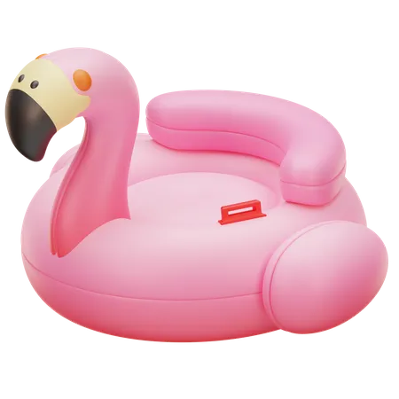 Balão de natação flamingo  3D Icon