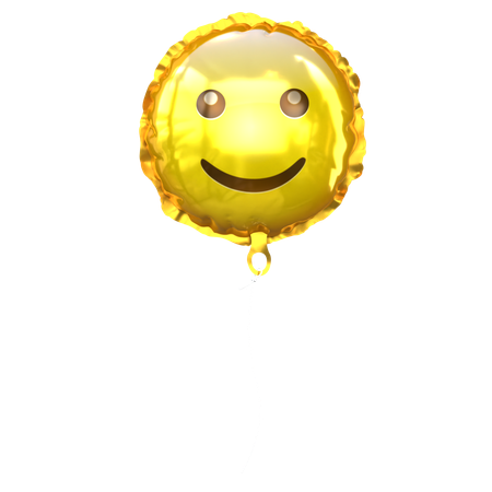 Balão de emoji de sorriso  3D Icon