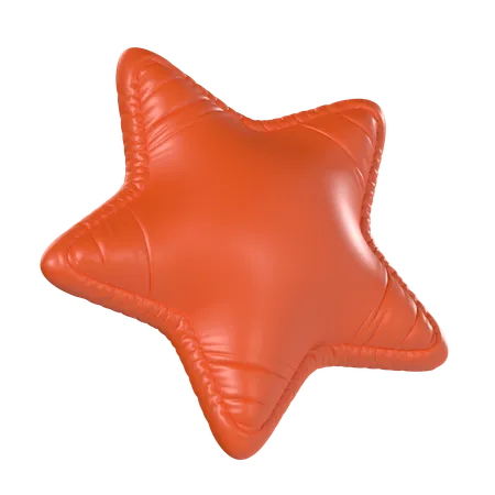 Balão estrela  3D Icon