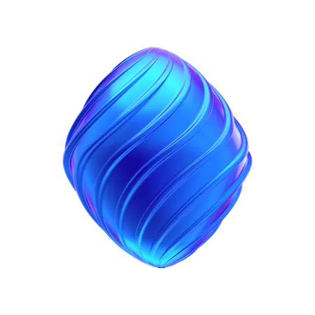 Forma abstrata de balão  3D Icon