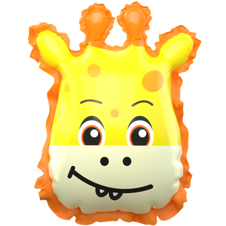 Balão girafa  3D Icon