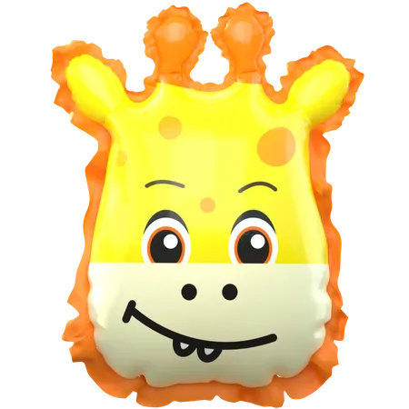 Balão girafa  3D Icon