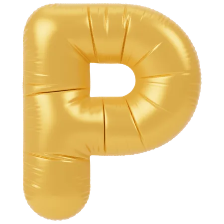 Balão P  3D Icon