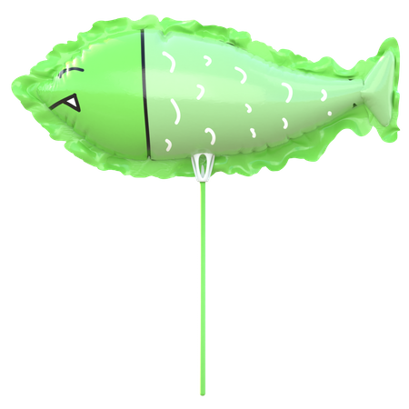 Balão de peixe  3D Icon