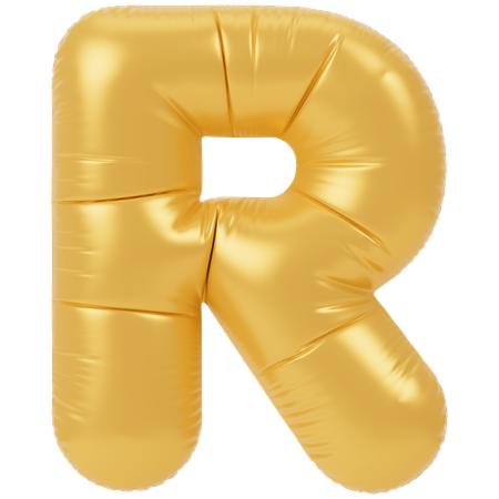 Balão R  3D Icon