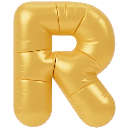 Balão R  3D Icon