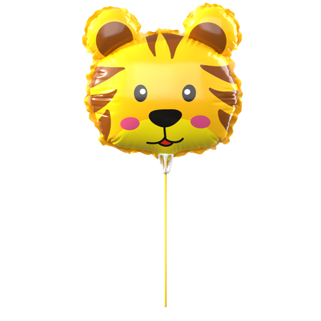 Balão tigre  3D Icon