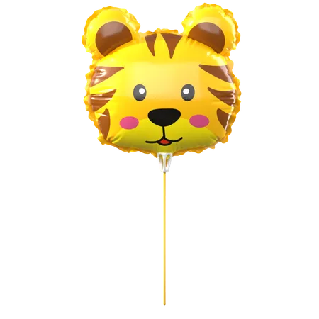 Balão tigre  3D Icon