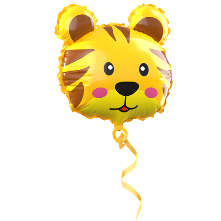 Balão tigre  3D Icon