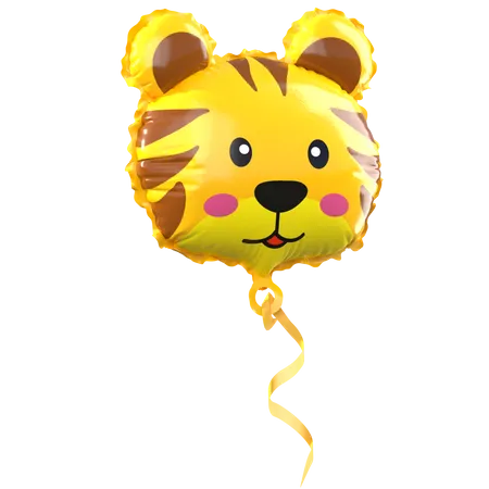 Balão tigre  3D Icon