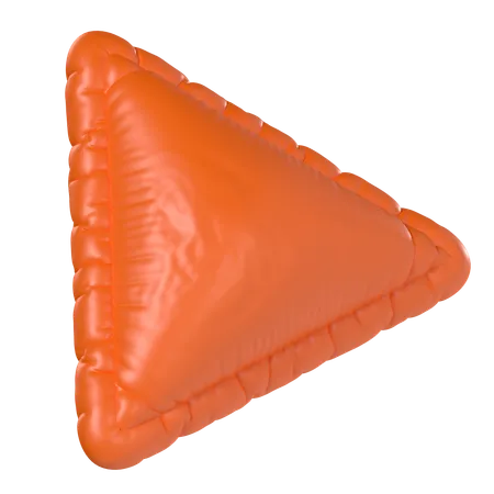 Balão triangular  3D Icon