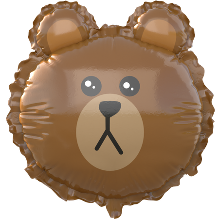 Balão de urso  3D Icon