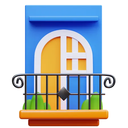 Balcon  3D Icon