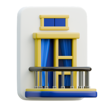 Balcon  3D Icon