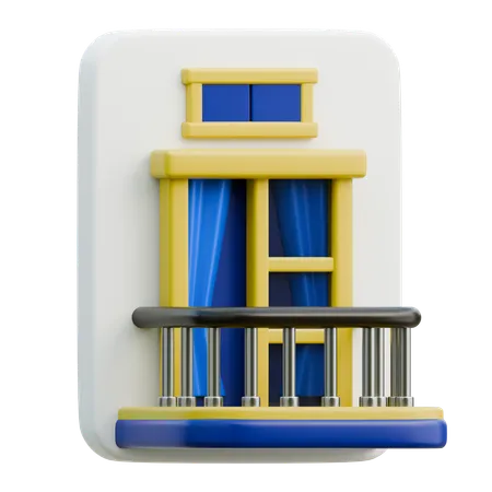 Balcon  3D Icon