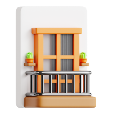 Balcony  3D Icon