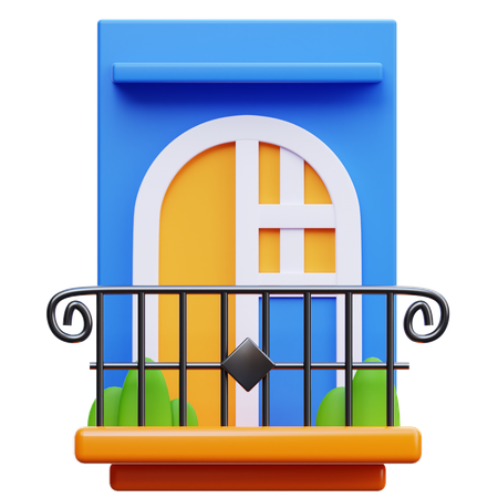 Balcony  3D Icon