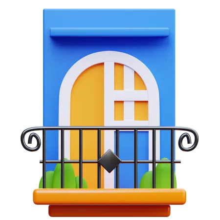 Balcony  3D Icon