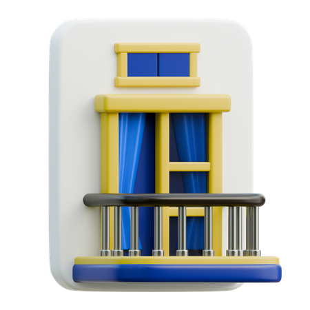 Balcony  3D Icon