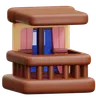 Balcony With Curtains