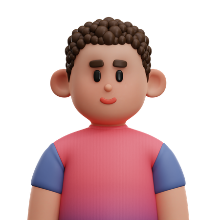 Bald Boy  3D Icon