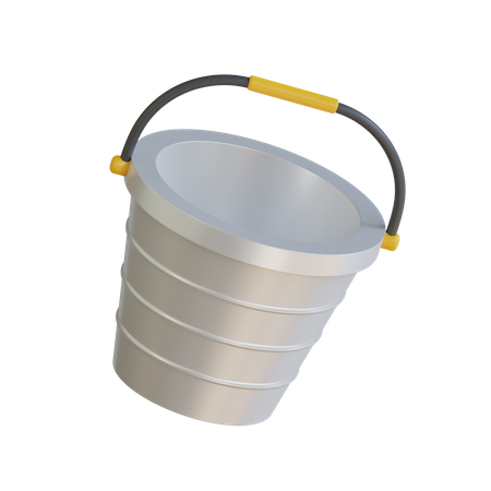 Balde de água  3D Icon